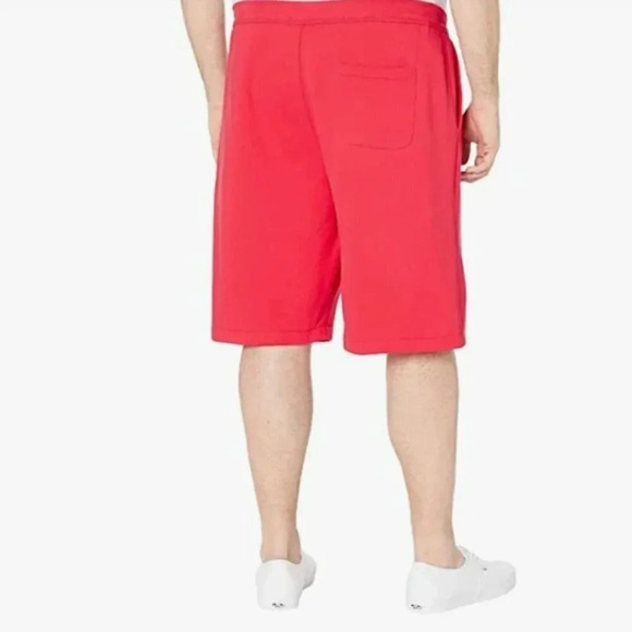Polo Ralph Lauren Sweat Shorts Drawstring Cotton Stretch Red Mens Big & Tall 3XB - Picture 5 of 10